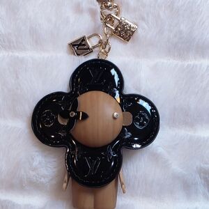 Designer Black and Tan Key Holder